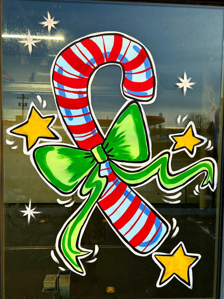 Hand Painted Window Art